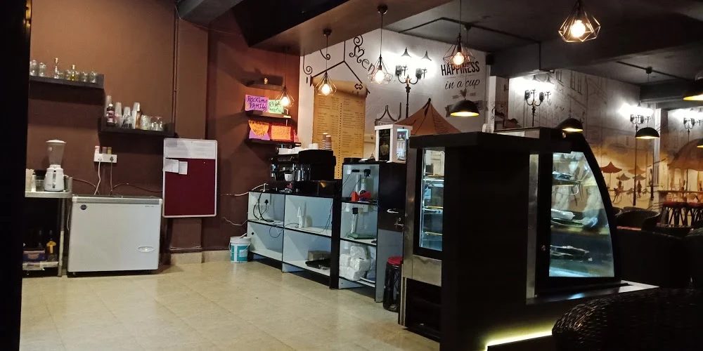 The coffee counter at Cafe Grillz